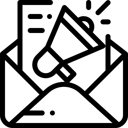 Email marketing icon