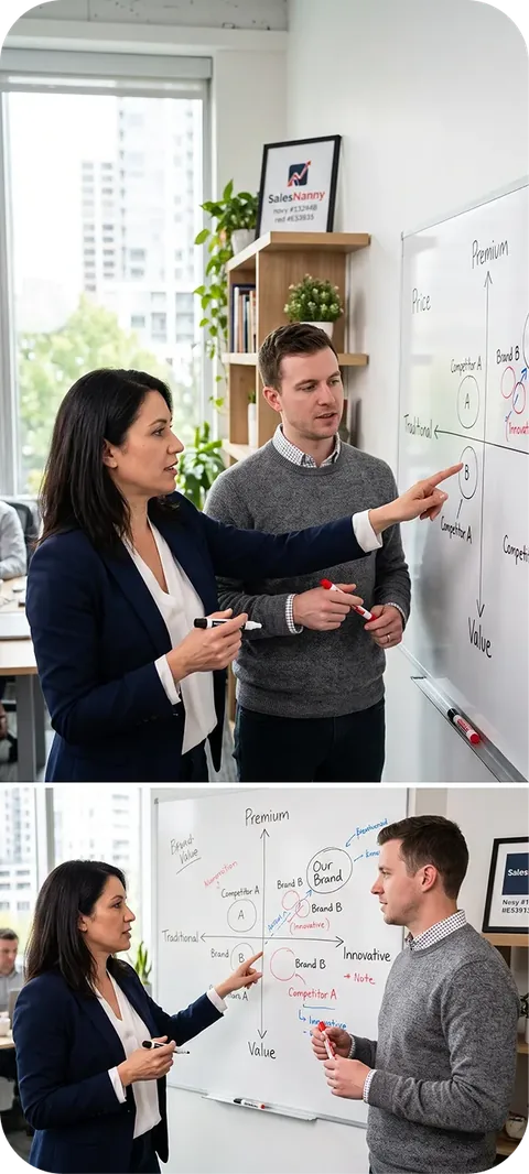 Before and after end-to-end branding results on a mobile device