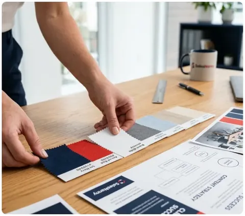 Visual content planning and design review