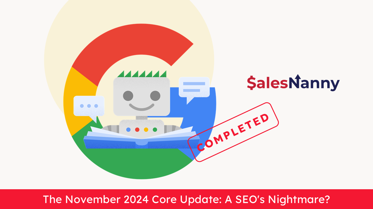 Google’s November 2024 Core Update is Complete