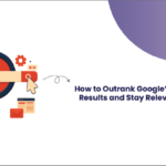 Google search click concept with blog title on outranking zero-click results.