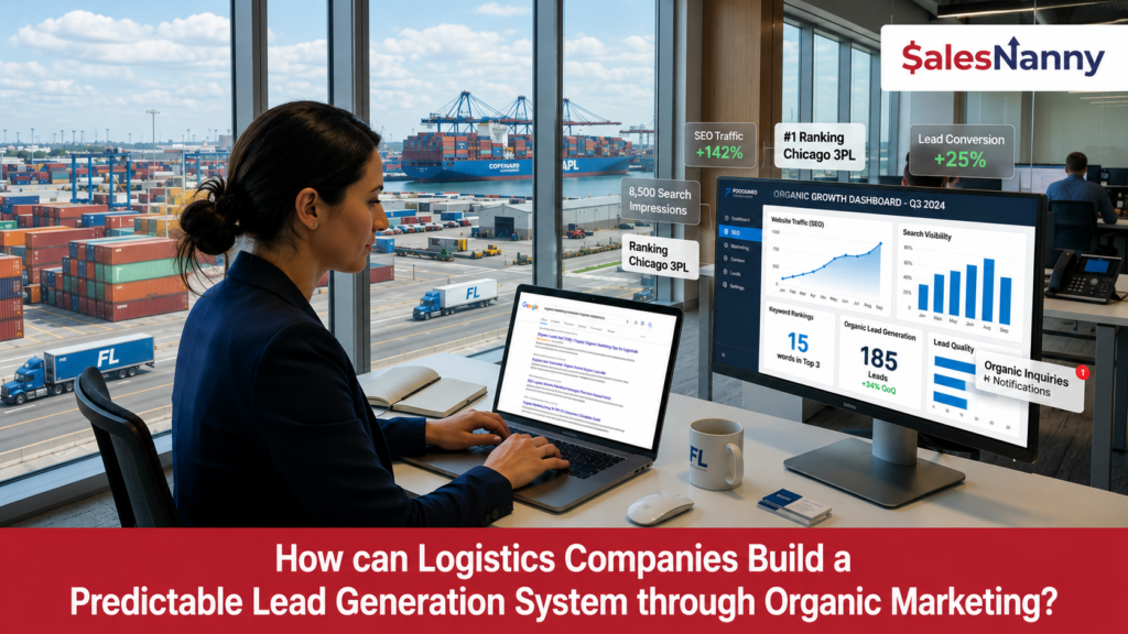 How can Logistics Companies Build a Predictable Lead Generation System through Organic Marketing?