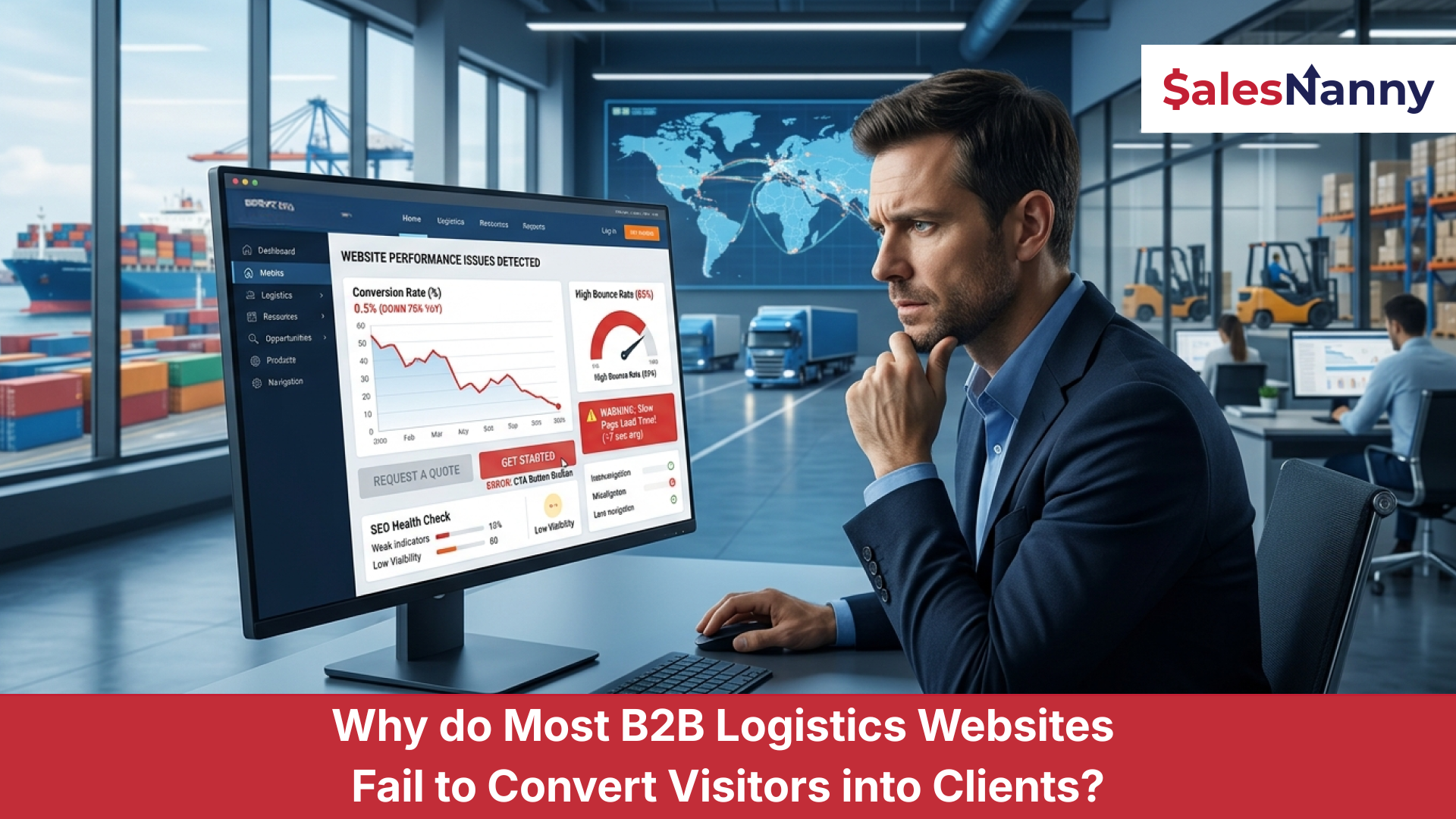 Why do Most B2B Logistics Websites Fail to Convert Visitors into Clients