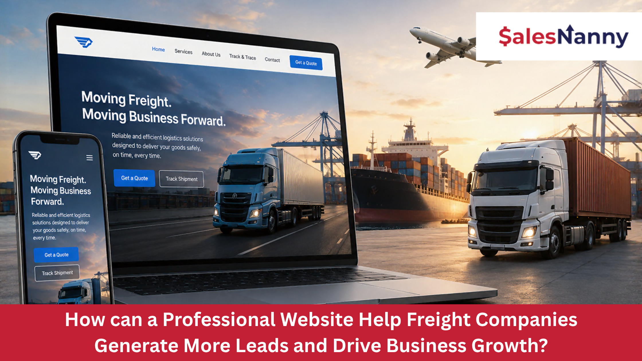 Website for freight companies