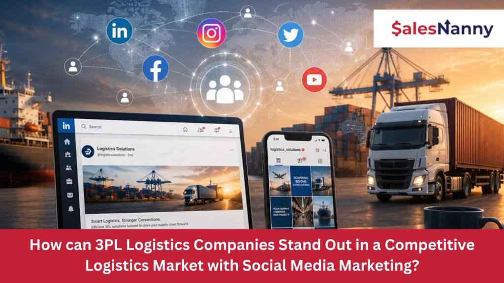 How can 3PL Logistics Companies Stand Out in a Competitive Logistics Market with Social Media Marketing?
