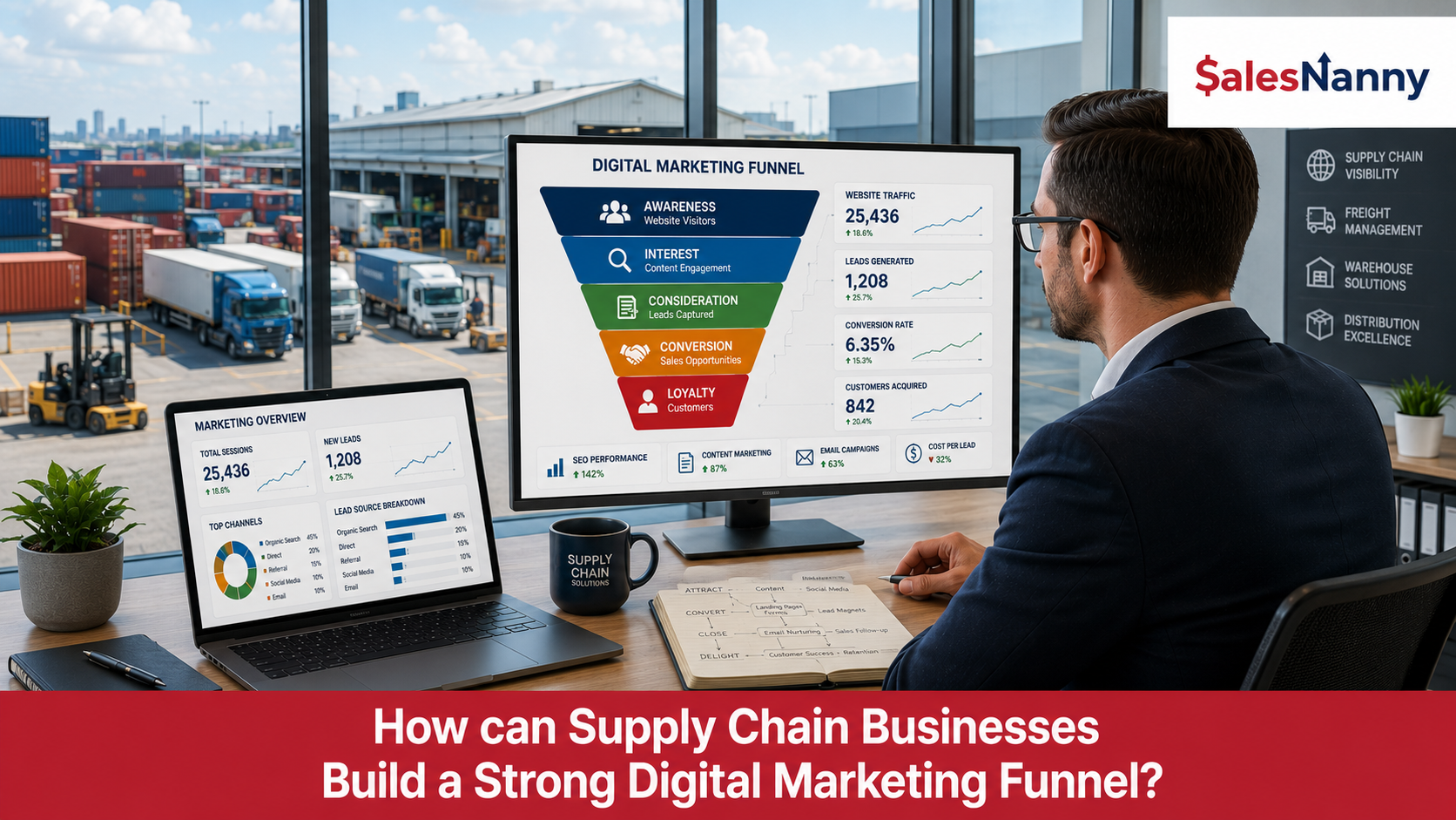 How can Supply Chain Businesses Build a Strong Digital Marketing Funnel?