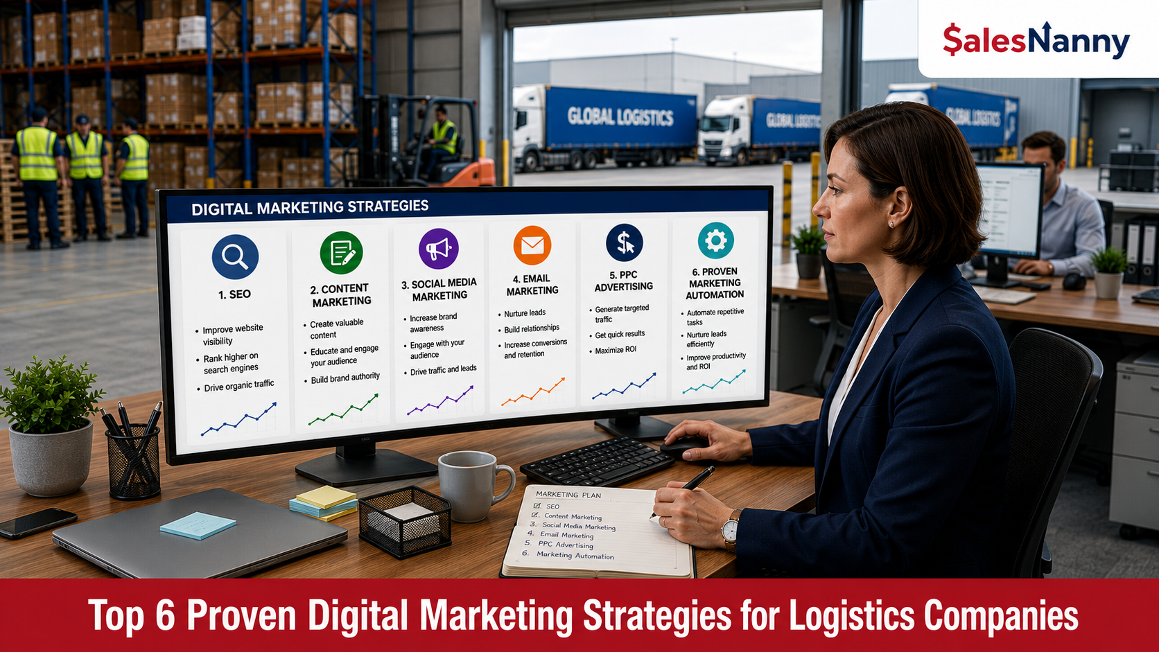 Top 6 Digital Marketing Strategies for Logistics Companies