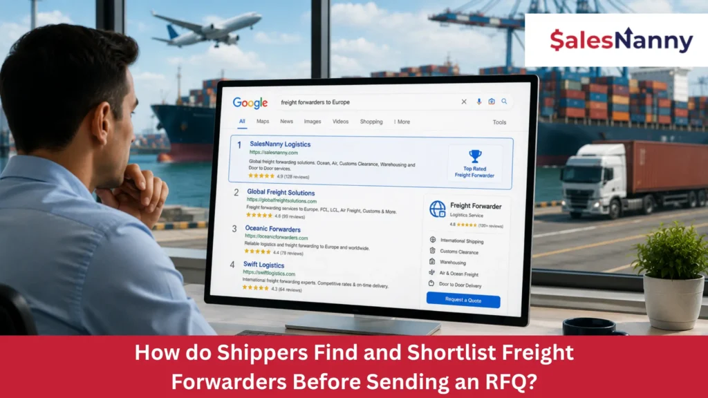 How do Shippers Find and Shortlist Freight Forwarders Before Sending an RFQ?