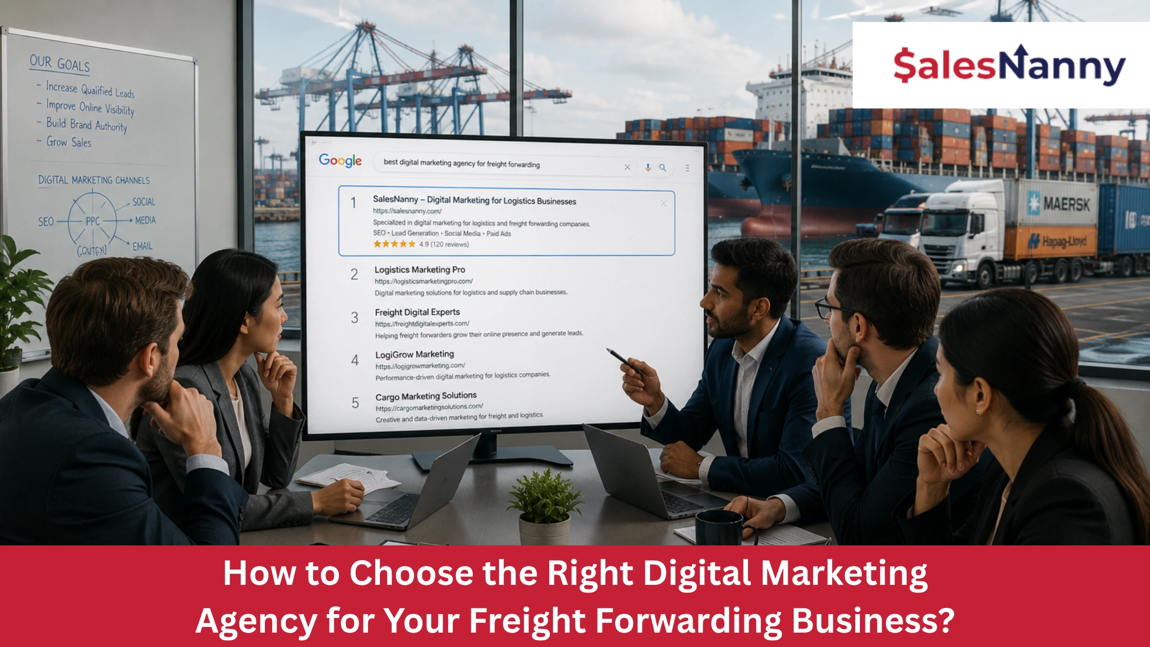 Digital Marketing Agency for Freight Forwarders